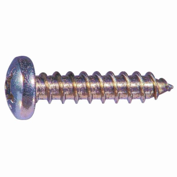 Midwest Fastener Sheet Metal Screw, #12 x 1 in, 316 Stainless Steel Pan Head Phillips Drive, 8 PK 932296 - main